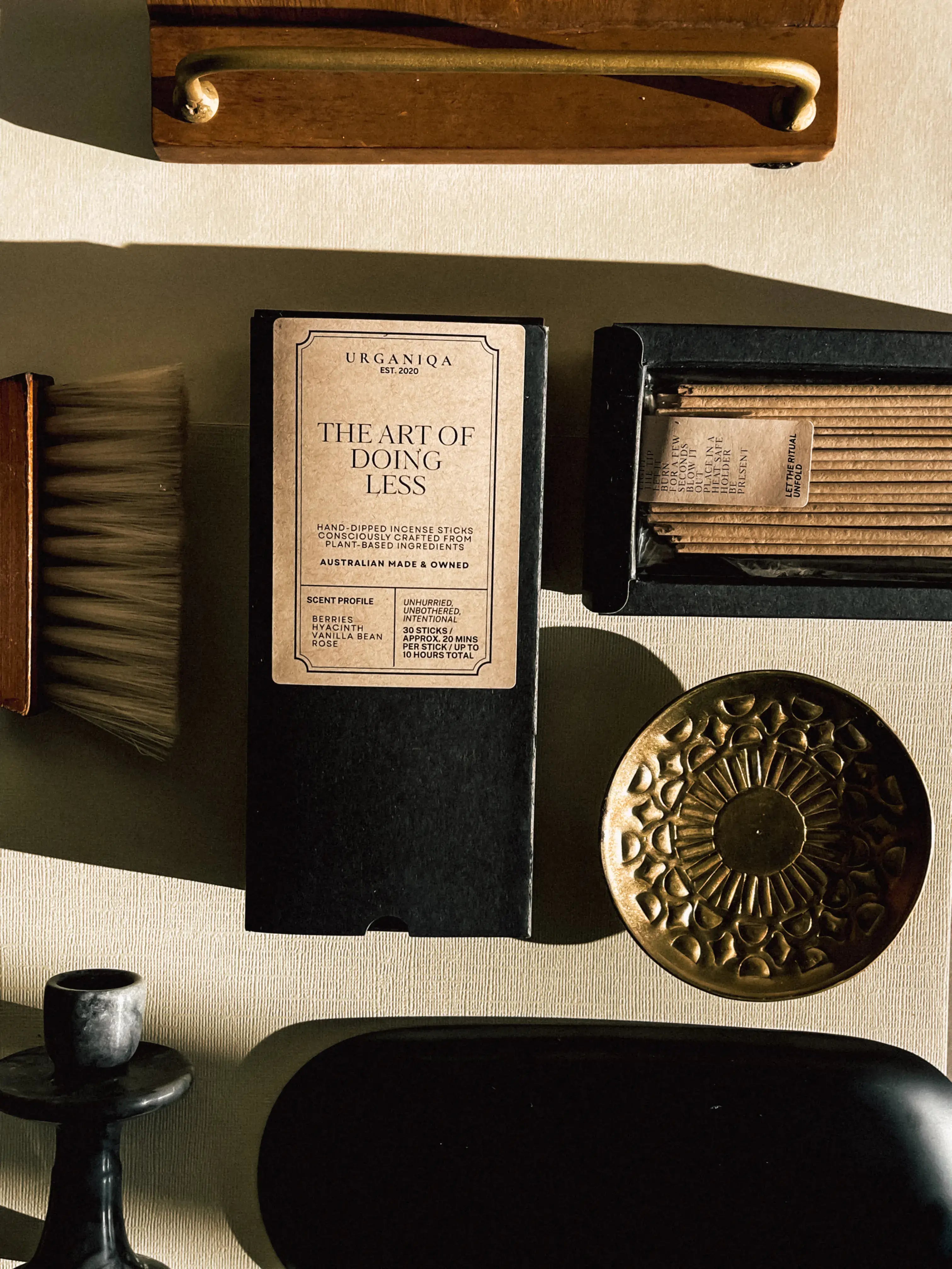 The Art of Doing Less | Handmade Incense Sticks by Urganiqa