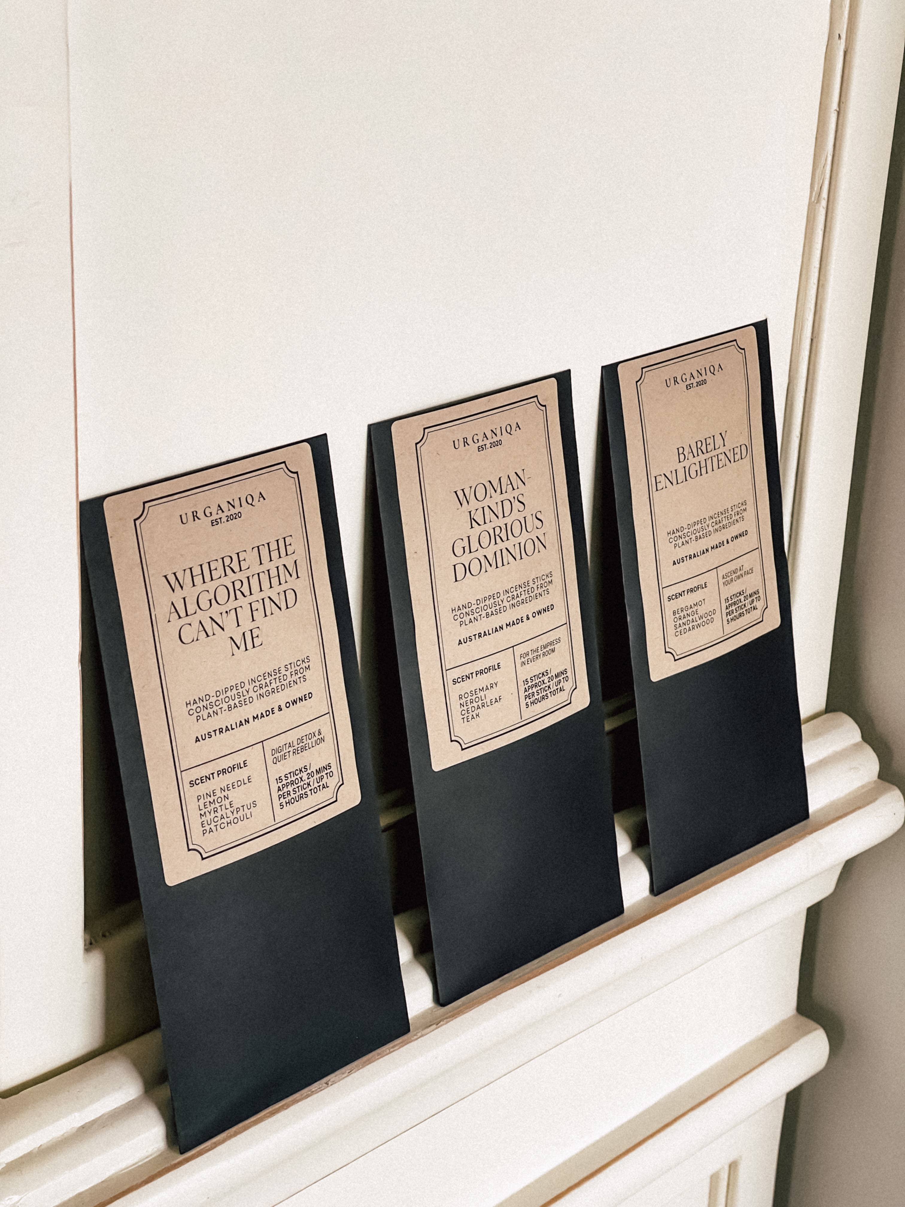 Subtlety is the New Black | Handmade Incense Sticks by Urganiqa