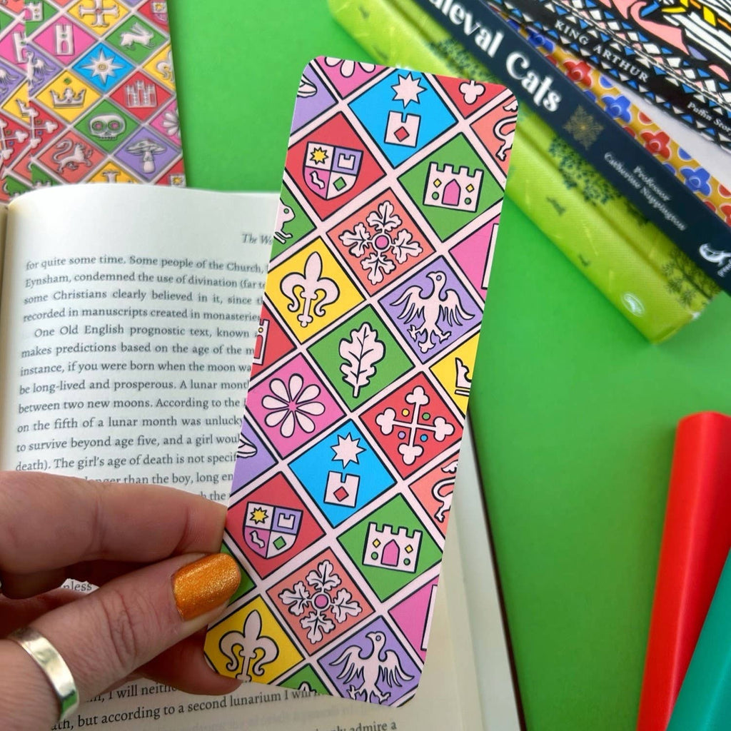 Medieval Tile Pattern Bookmark | Stacey McEvoy Caunt
