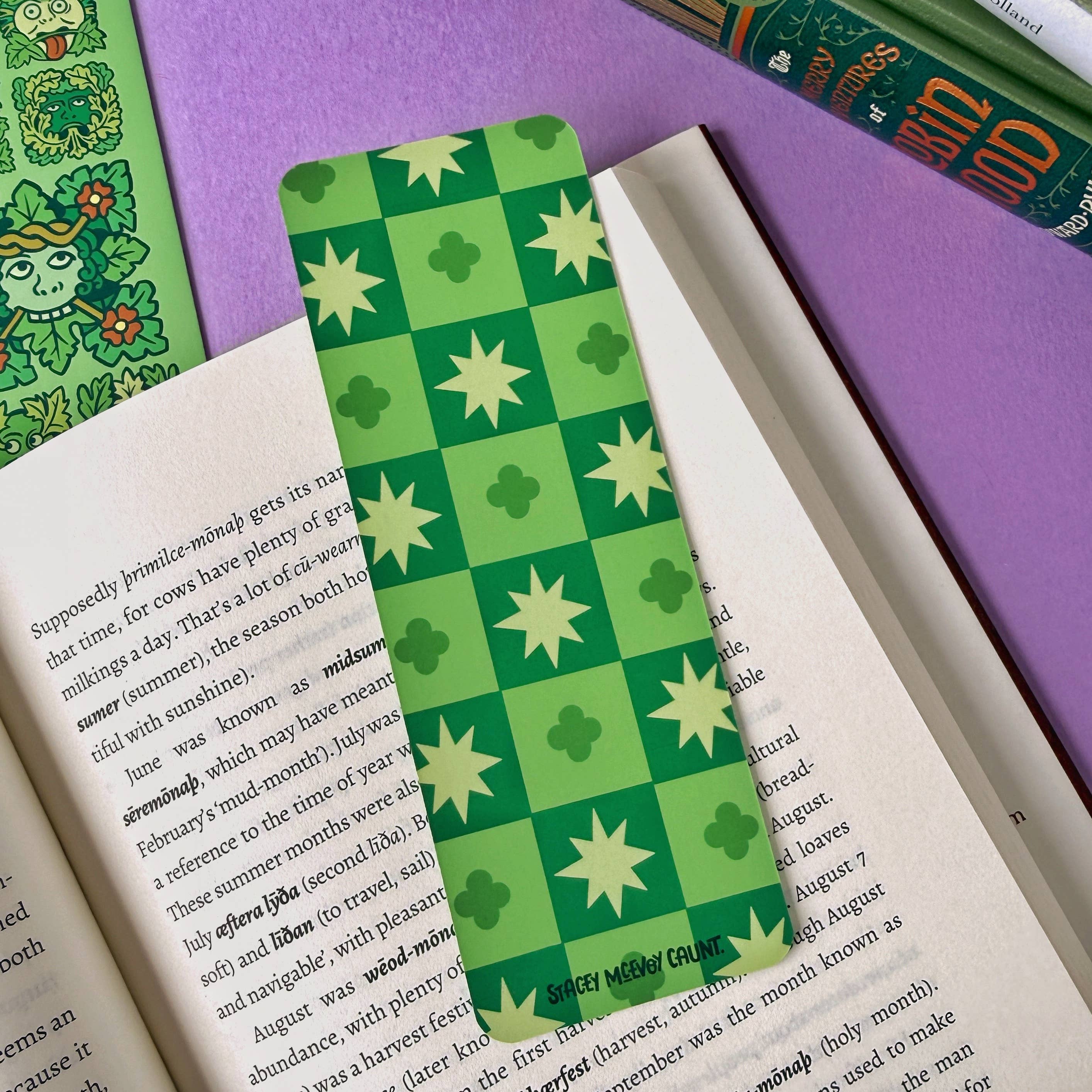 Green Man Folklore Bookmark | Stacey McEvoy Caunt