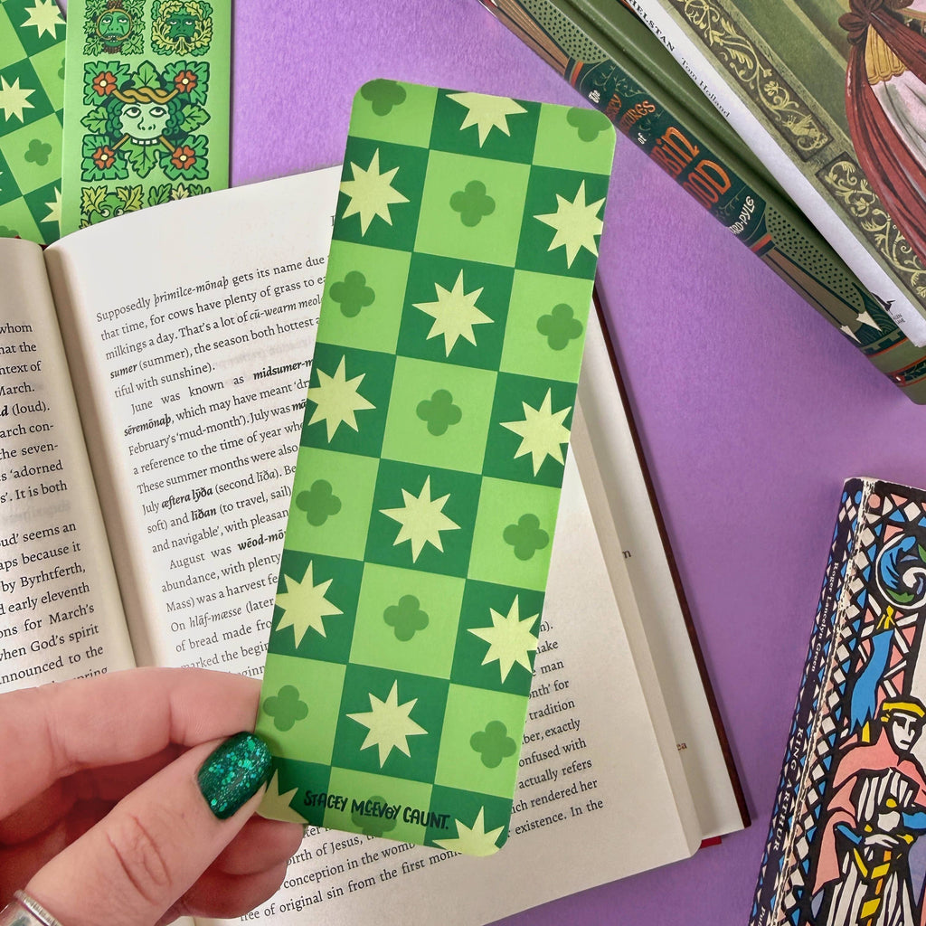 Green Man Folklore Bookmark | Stacey McEvoy Caunt