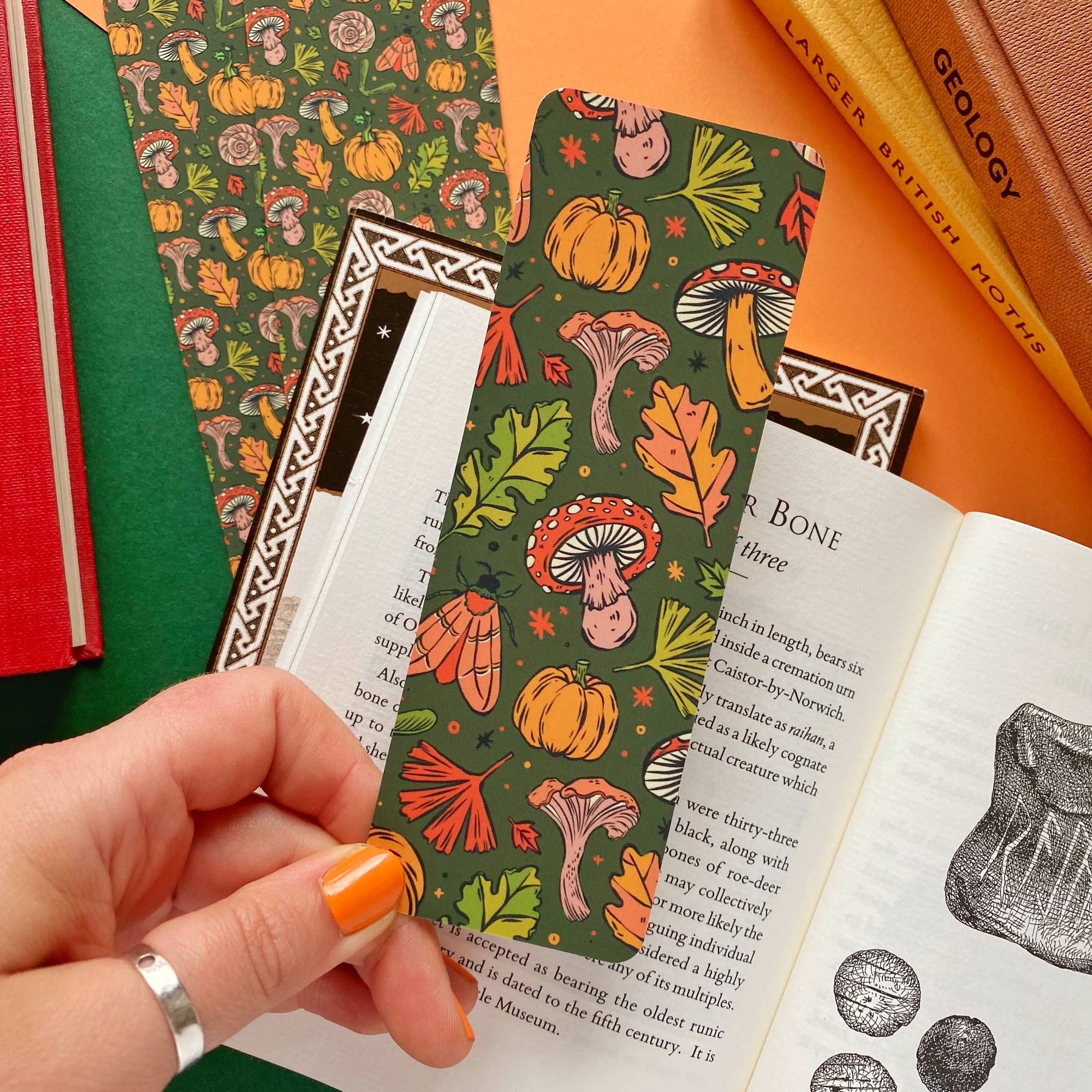 Autumn Pattern Bookmark | Stacey McEvoy Caunt