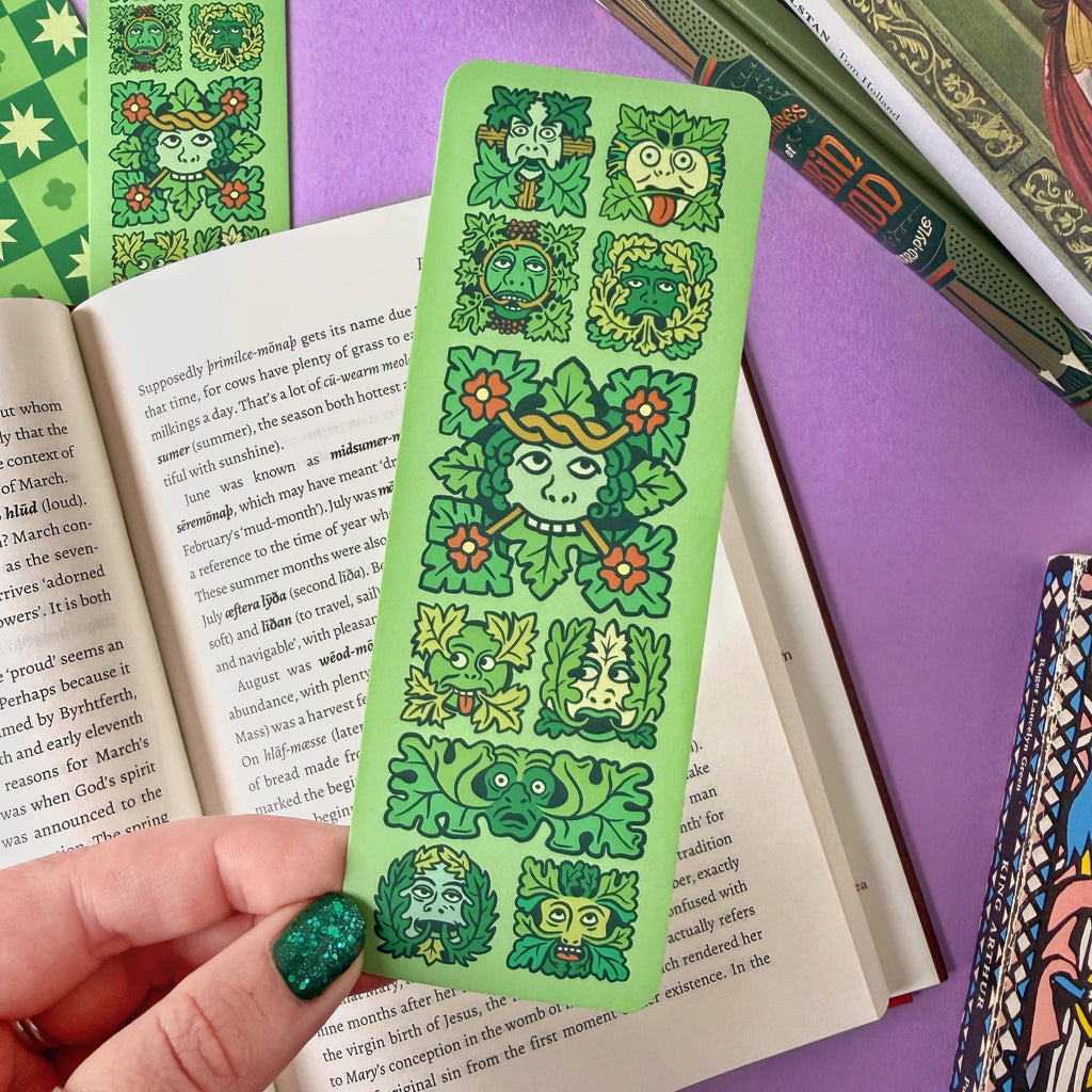 Green Man Folklore Bookmark | Stacey McEvoy Caunt