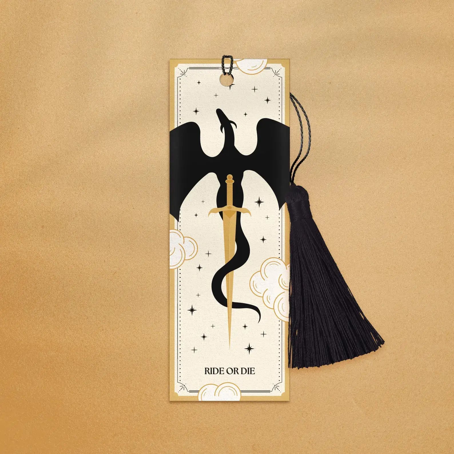 Fourth Wing Inspired Fantasy Tassel Bookmark | Good Girls Book Club
