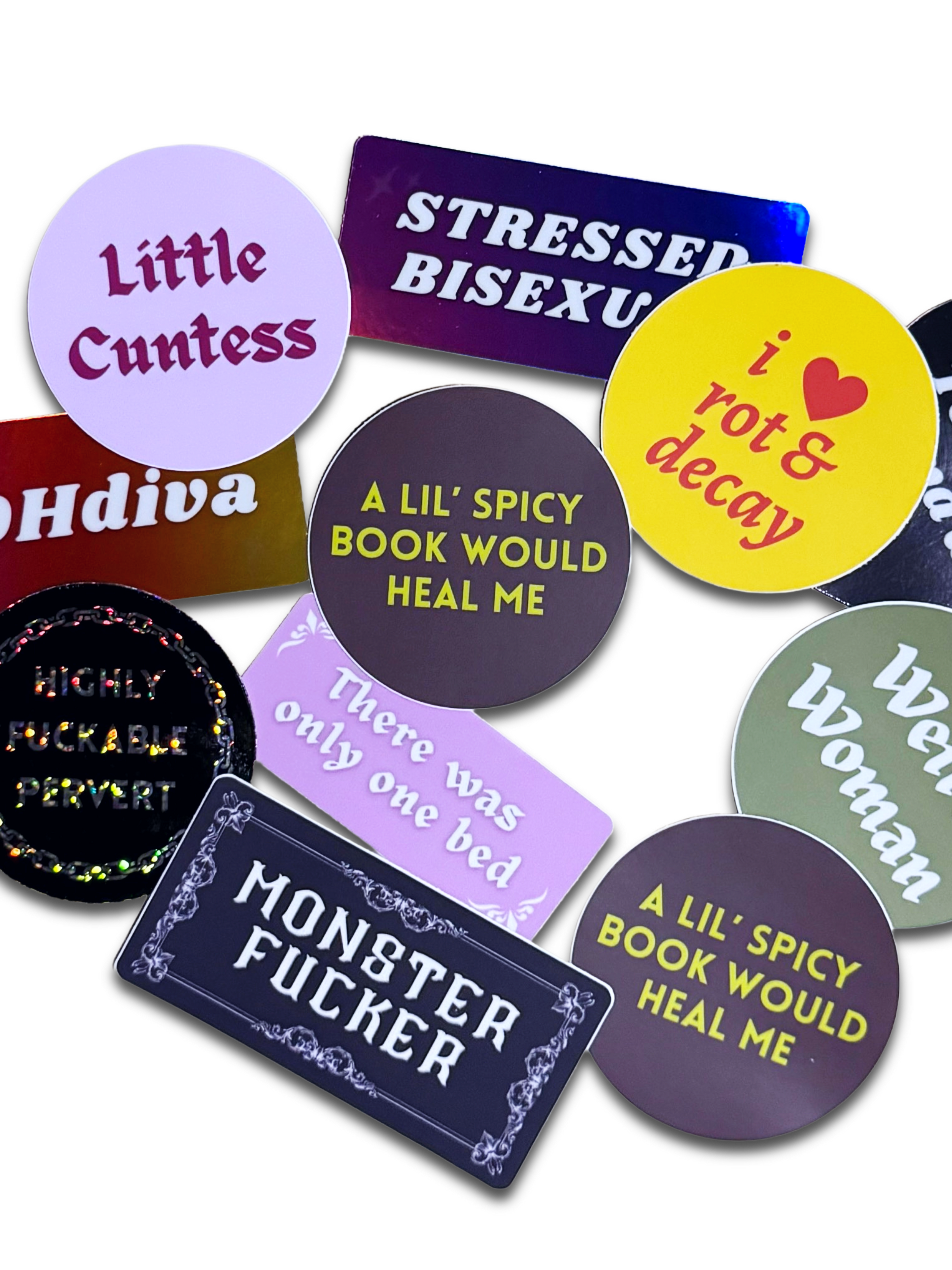 Lil’ Spicy Book Sticker | Meltdown Studio