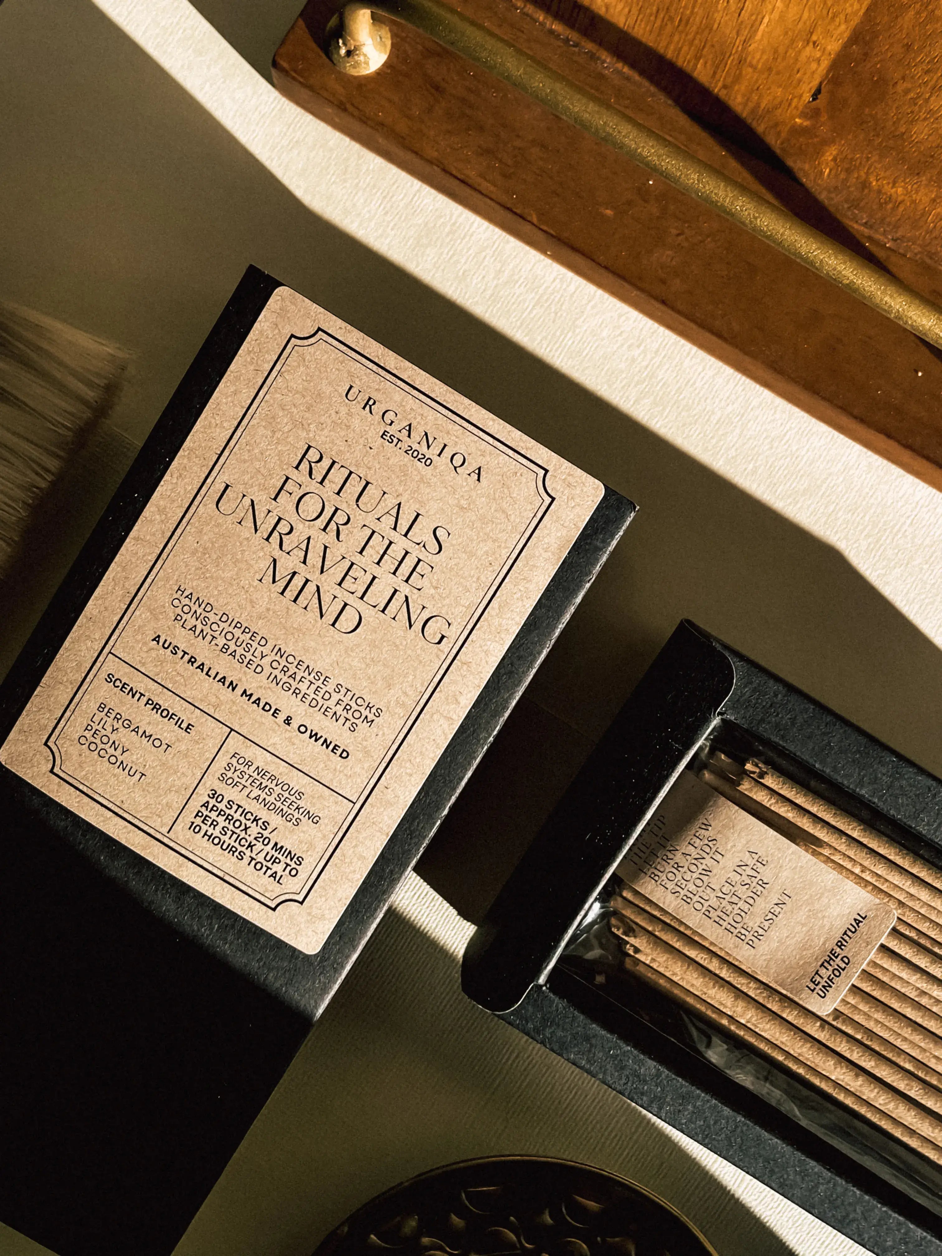 Rituals for the Unraveling Mind | Handmade Incense Sticks by Urganiqa