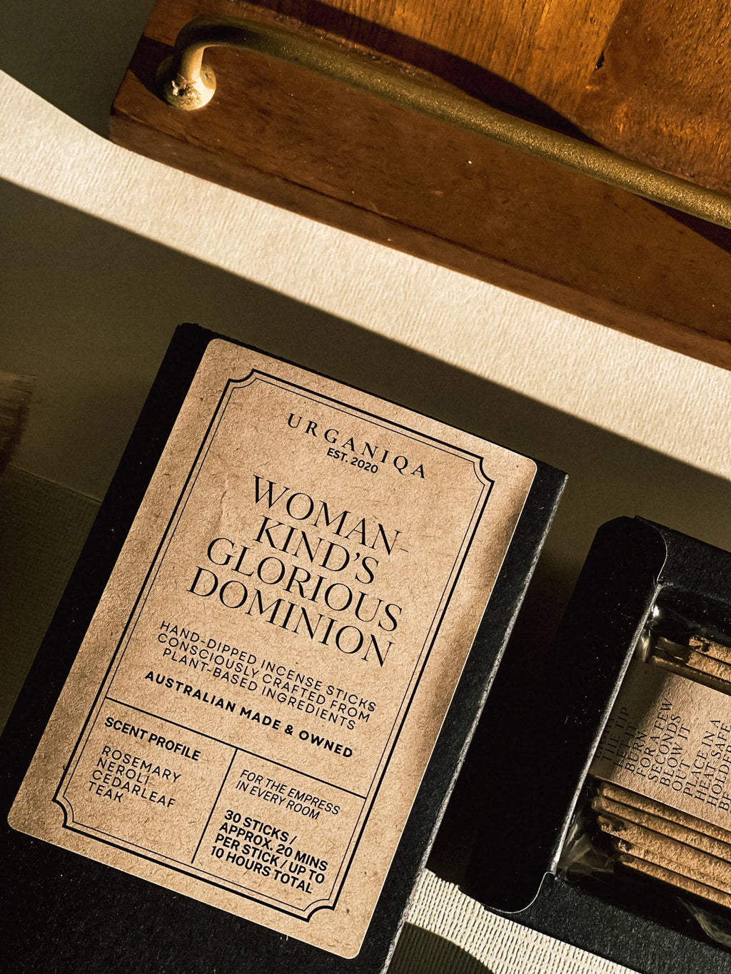 Womankind's Glorious Dominion | Handmade Incense Sticks by Urganiqa