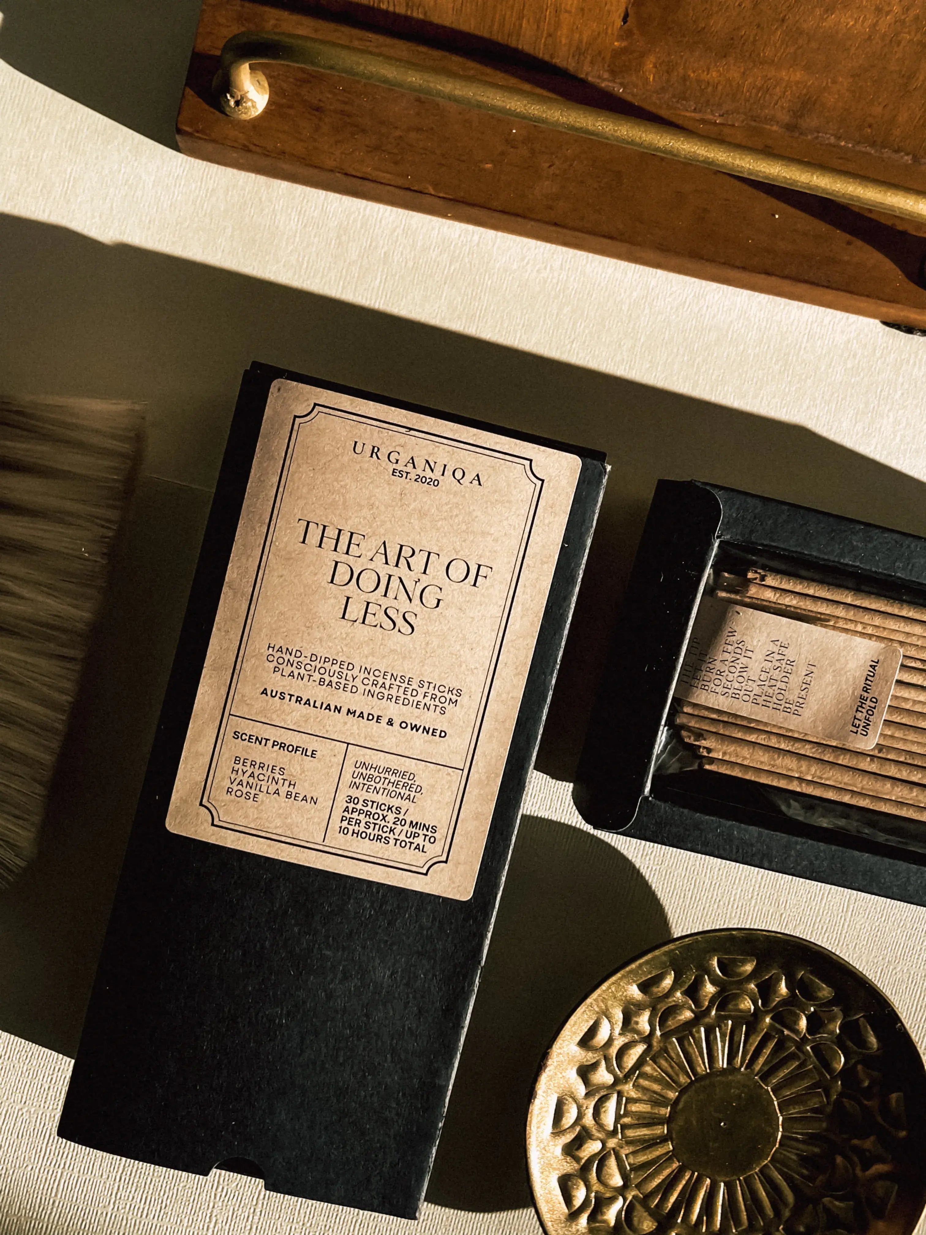The Art of Doing Less | Handmade Incense Sticks by Urganiqa